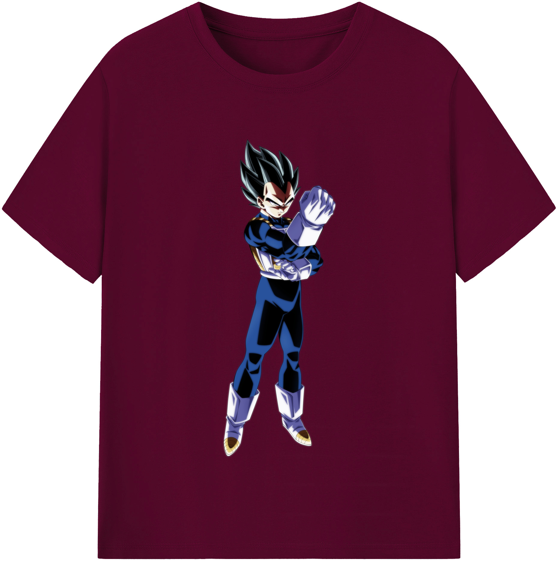 （画像用） ドラゴンボール ベジータ四世（Bejīta Yonsei）DRAGON BALL Vegeta IV レディースカジュアルプリントTシャツ（綿100％）